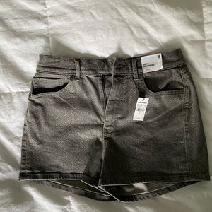 Express super high rise shorts size 8. New with tags